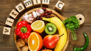 Plate of food that is high in vitamin C