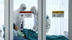 Quarantine room in hospital