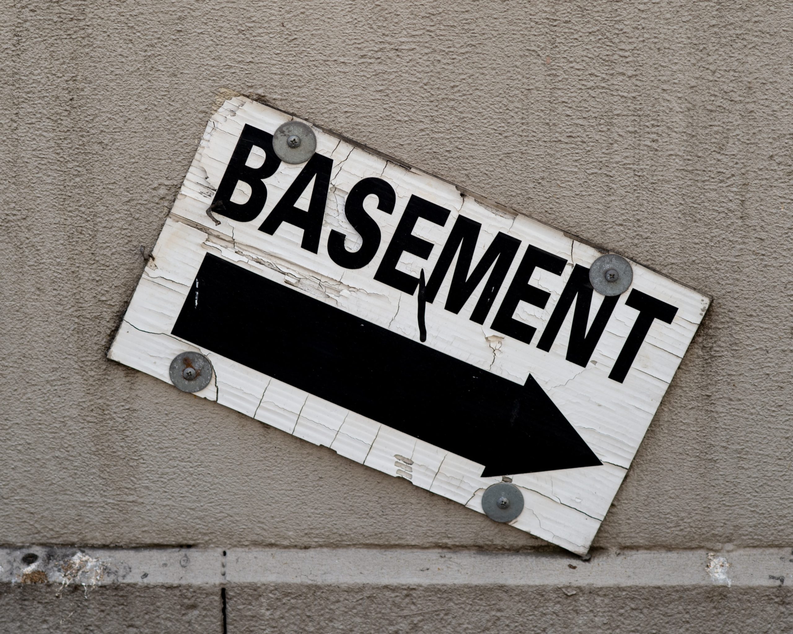 radon gas in basement