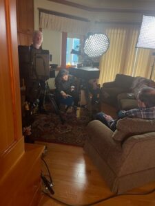 LA film crew was at our home, wrapping up the final scenes for my documentary.