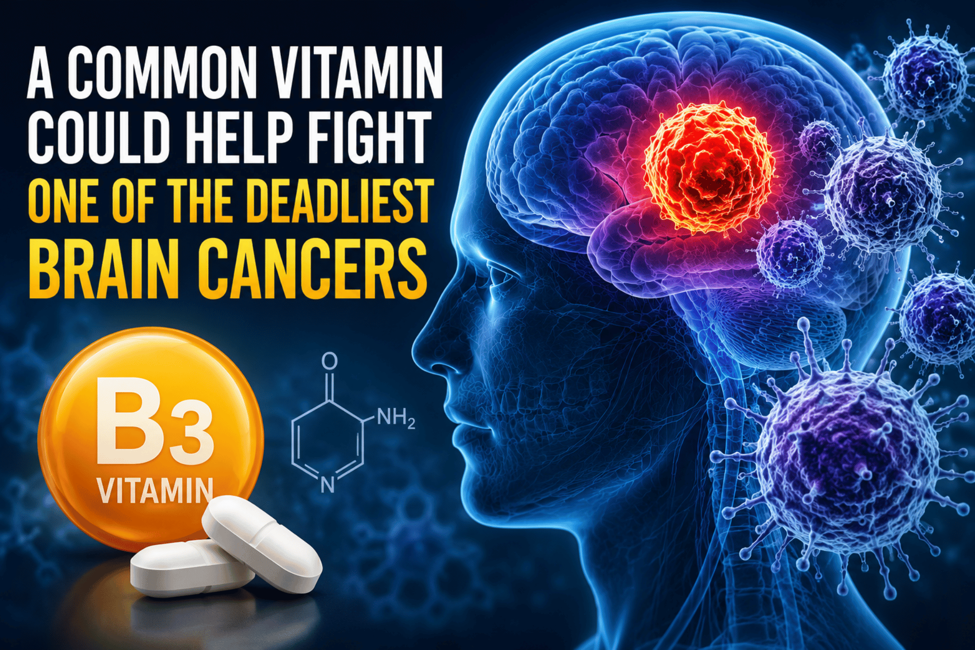 This Common Vitamin Could Help Fight One of the Deadliest Brain Cancers